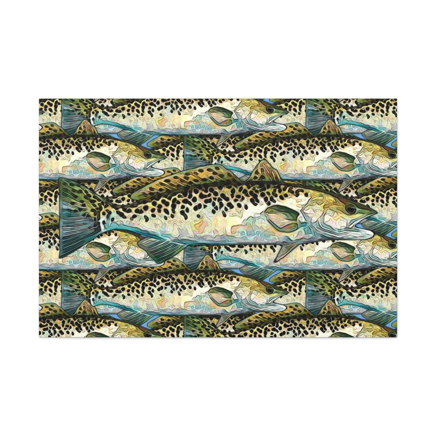 Speckled Trout Canvas Gallery Wraps