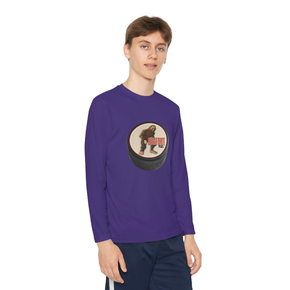 Youth Long Sleeve Bigfoot Pucks Tee