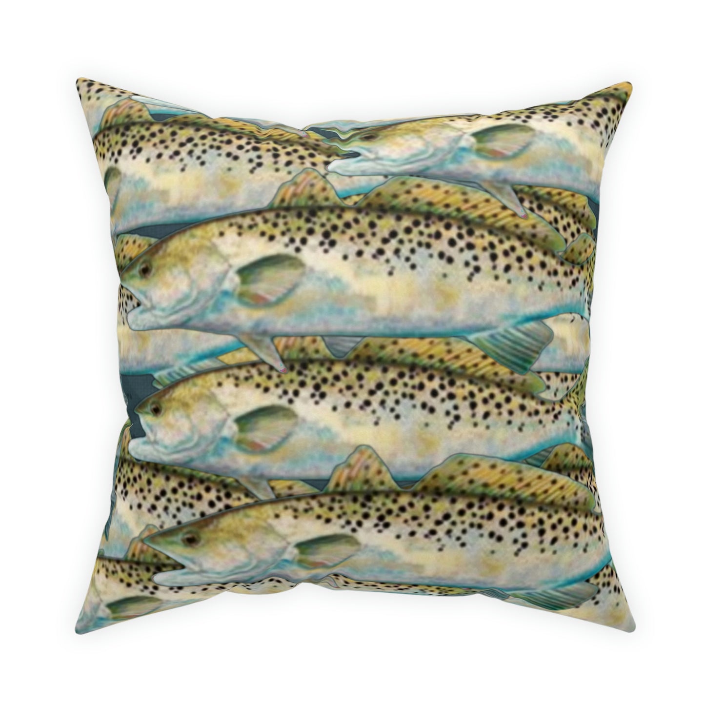 Speckled Trout Broadcloth Pillow