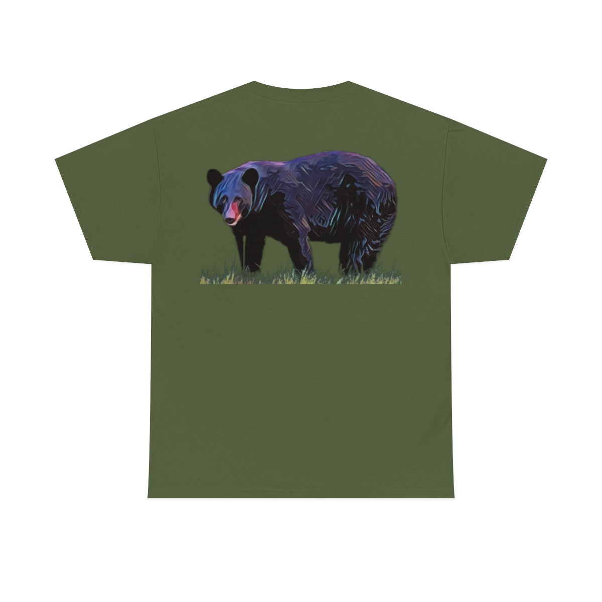 Unisex Louisiana Black Bear Heavy Cotton Tee