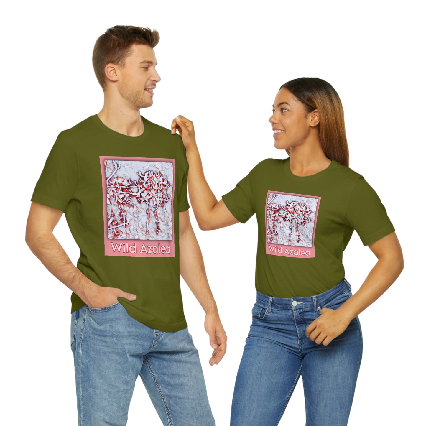 Unisex Kisatchie Wildflowers (Wild Azaleas) Jersey Tee