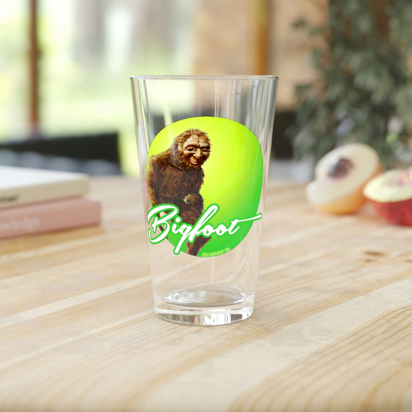 Bigfoot Clear Pint Glass