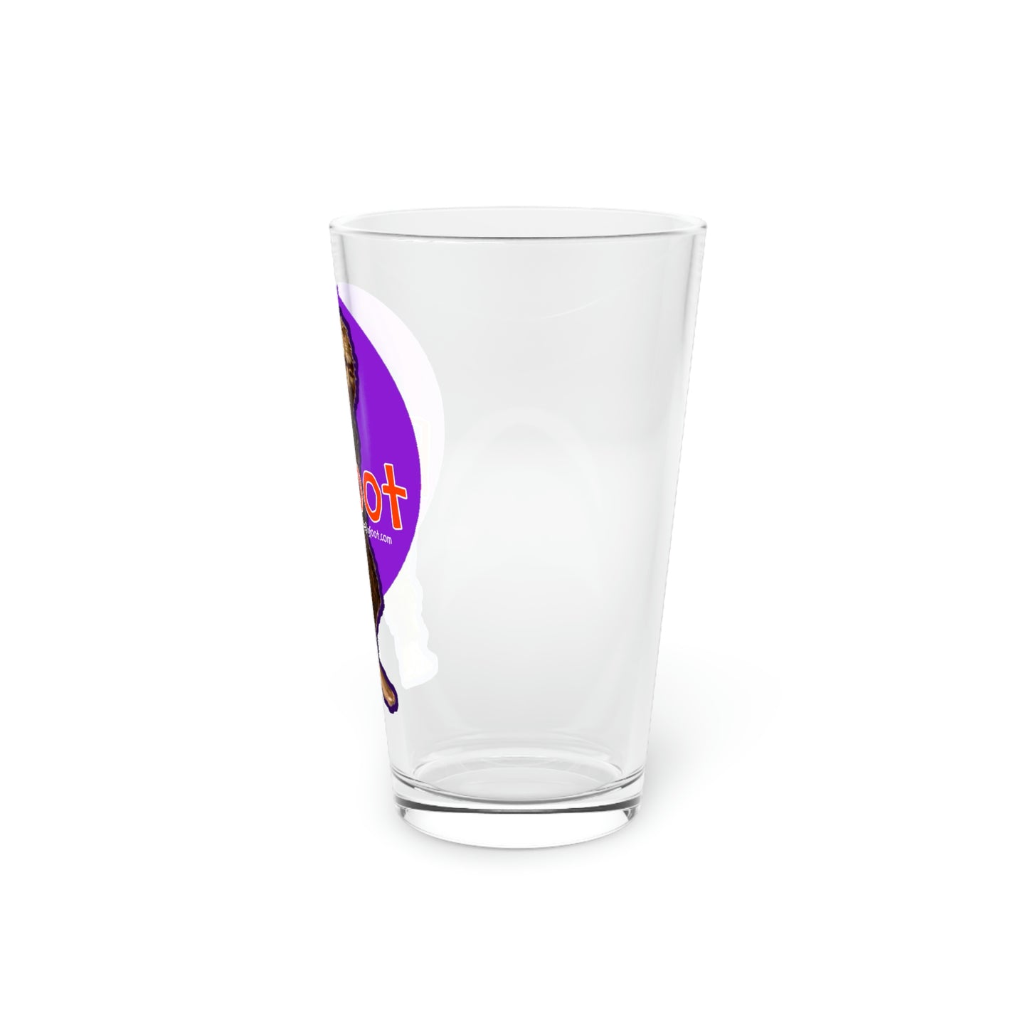 Bigfoot Clear Pint Glass