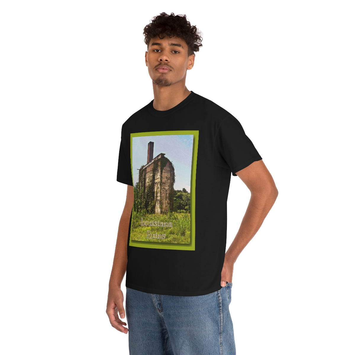 Louisiana Ruins Heavy Cotton Tee