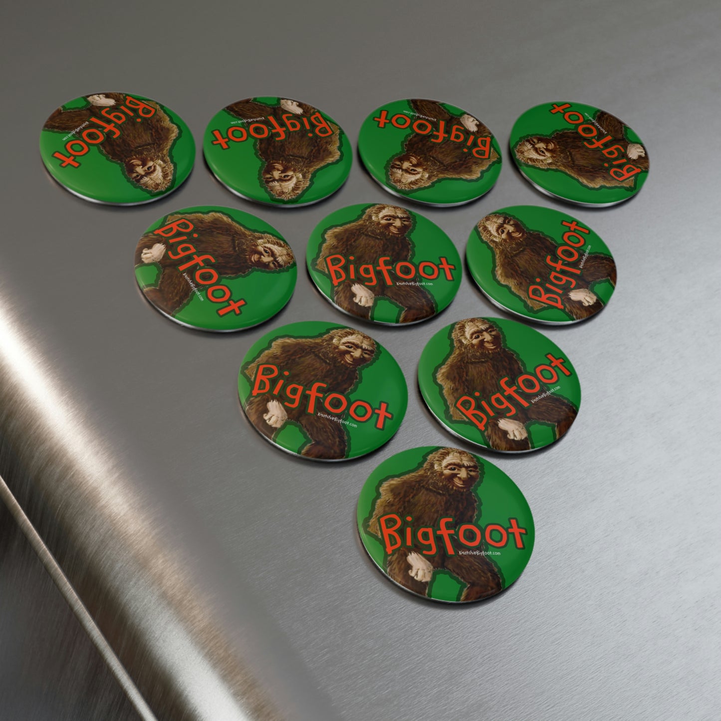 Round Bigfoot Magnets