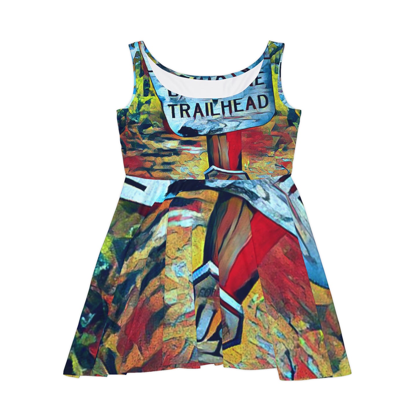 Backbone Trail Skater Dress