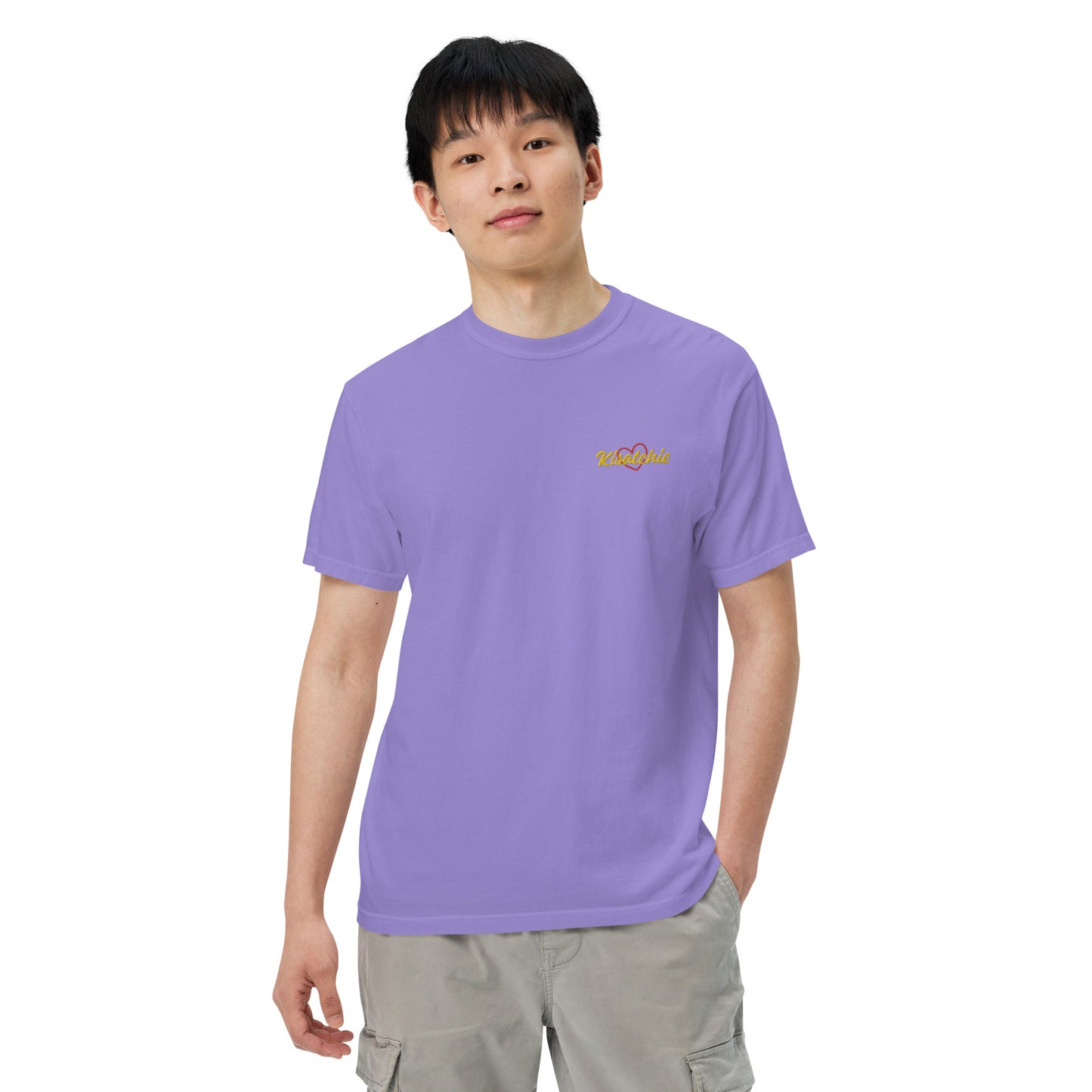 Men’s garment-dyed Love Kisatchie t-shirt