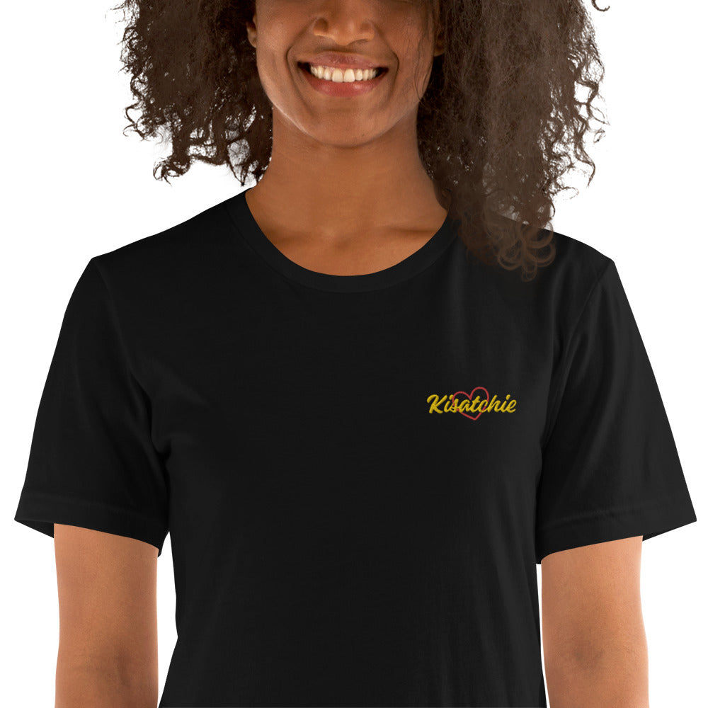 Unisex Embroidered Love Kisatchie t-shirt