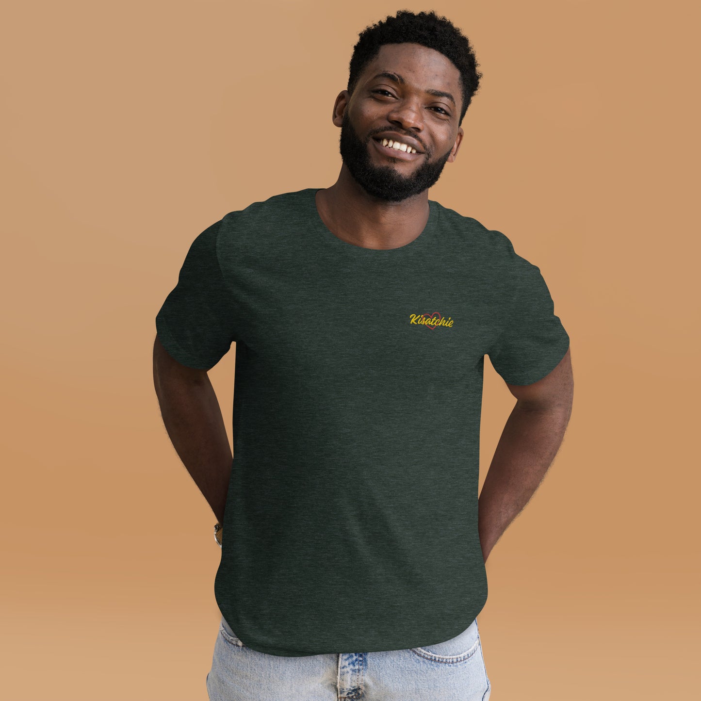 Unisex Embroidered Love Kisatchie t-shirt