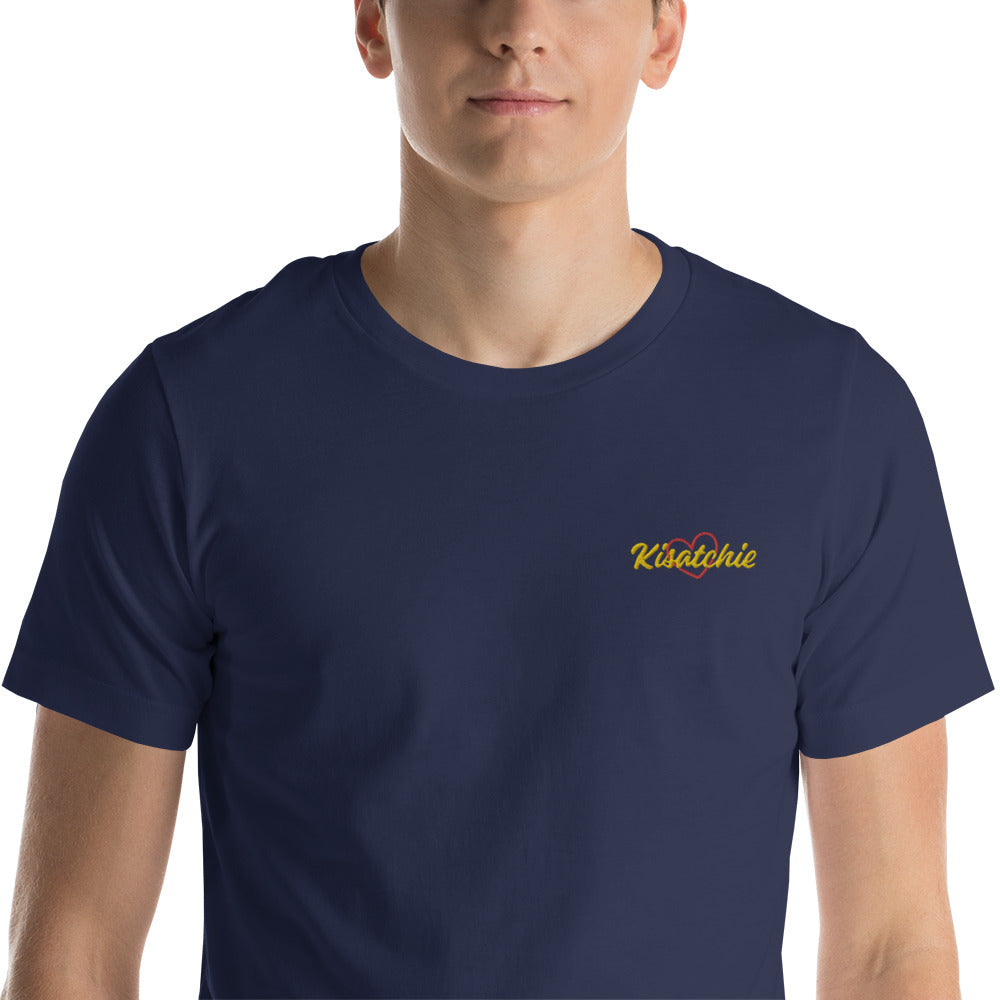 Unisex Embroidered Love Kisatchie t-shirt