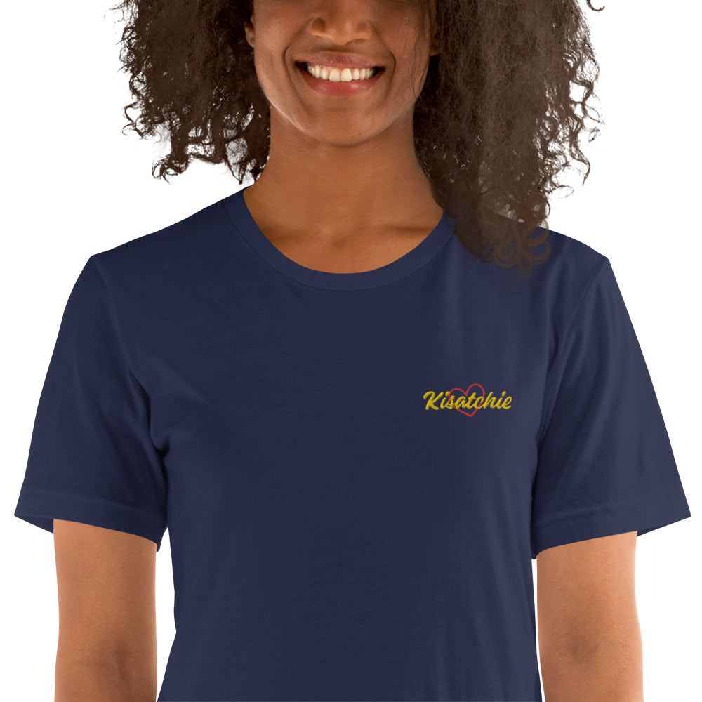 Unisex Embroidered Love Kisatchie t-shirt